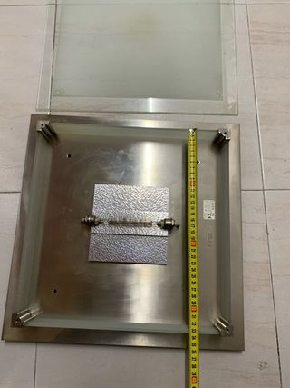 REGALO!!!Lámpara de techo de cristal y metal!