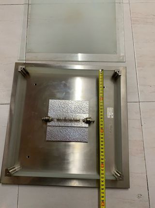 REGALO!!!Lámpara de techo de cristal y metal!