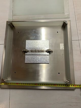 REGALO!!!Lámpara de techo de cristal y metal!