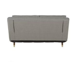 Sofá cama 2 plazas estampado pata de gallo