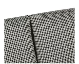 Sofá cama 2 plazas estampado pata de gallo