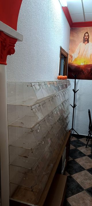 Mostrador expositor metacrilato