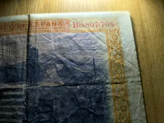 Billete 100 pesetas Banco de España 1925 sello