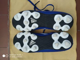 Botas de fútbol Adidas niño azul Talla 36