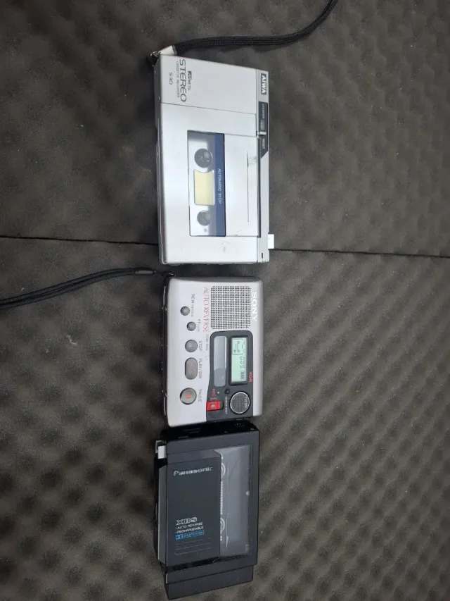 Lote 3 Walkman AIWA, Sony, Panasonic