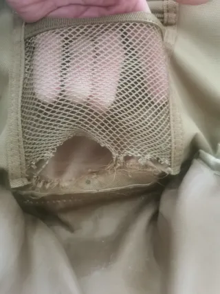 Mochila Táctica Molle Beige y Verde Militar