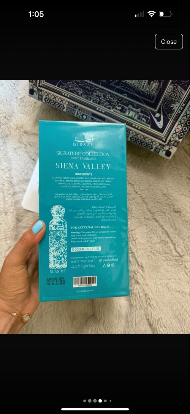 Perfume Gissah Siena Valley 200ml