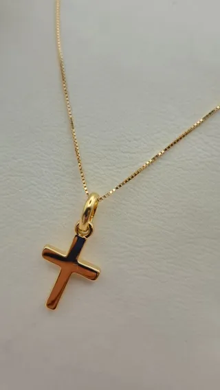 Cadena y Cruz Tous Oro 18k