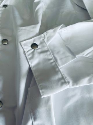 Bata laboral blanca talla L Mujer