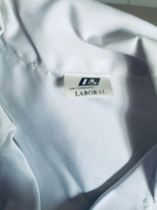 Bata laboral blanca talla L Mujer