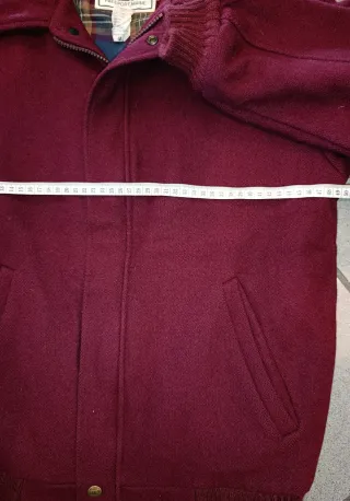 Giacca L.L.Bean USA Lana Rossa Taglia S