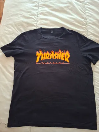 Camiseta Thrasher Magazine Negra Talla M