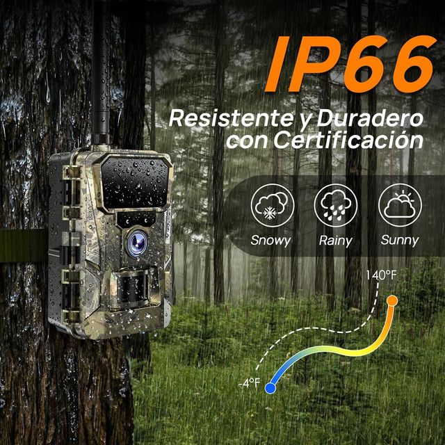 NUEVO - Fotocamera per Caccia 4G LTE Solare + SIM