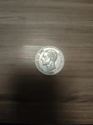 Moneda 5 Pesetas Alfonso XII 1879