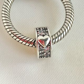 CHARM CLIP CORAZÓN PLATA