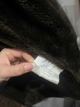 Montone in vera pelle marrone