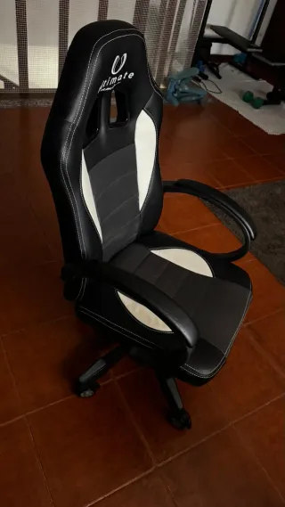 Cadeira Gamer Ultimate Gaming Preta e Bege
