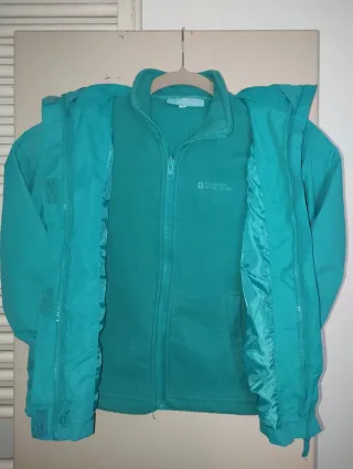 Lote: Chaleco acolchado y cortavientos