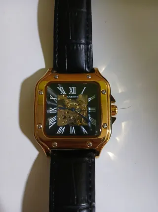 Reloj CASIRUI Automático Esqueleto Dorado