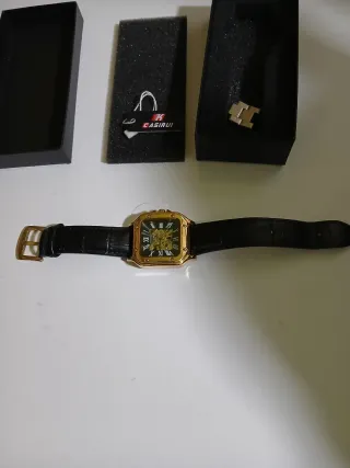 Reloj CASIRUI Automático Esqueleto Dorado