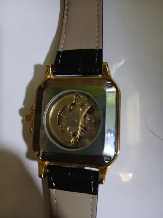 Reloj CASIRUI Automático Esqueleto Dorado