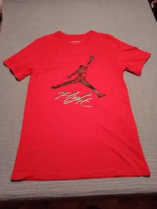 Camiseta Jordan Hombre Talla S Roja