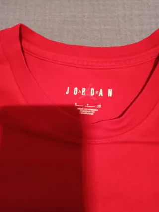 Camiseta Jordan Hombre Talla S Roja