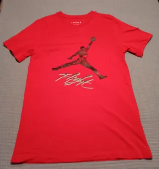 Camiseta Jordan Hombre Talla S Roja