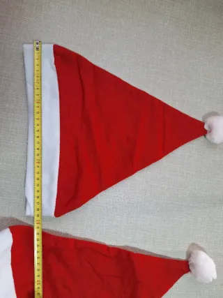 2 Cappelli Rossi di Natale con Bianco