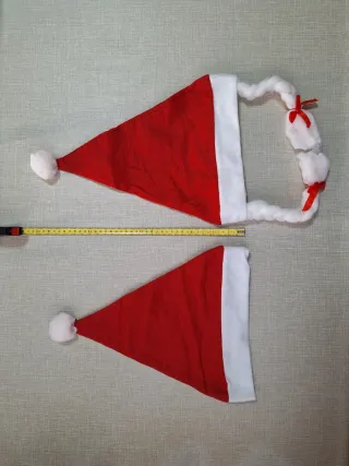 2 Cappelli Rossi di Natale con Bianco