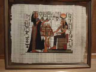 Cuadro Papiro Egipcio Antiguo