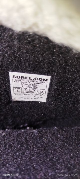 Botas Sorel impermeables talla 38