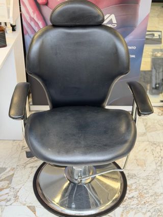 Sillón Peluquería/Estética Negro