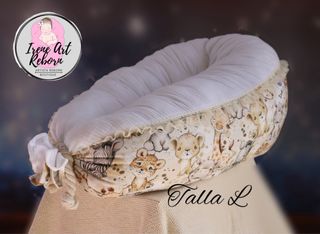 Cojín para bebé reborn dulce sabana T. L