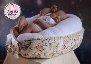 Cojín para bebé reborn dulce sabana T. L