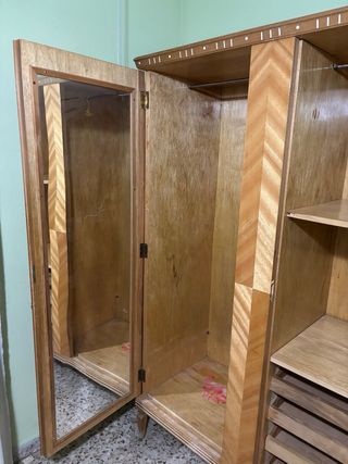 Armario de madera vintage scandinavo años 70