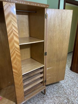 Armario de madera vintage scandinavo años 70
