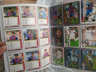 Álbum completo cartas Liga 2005-2006
