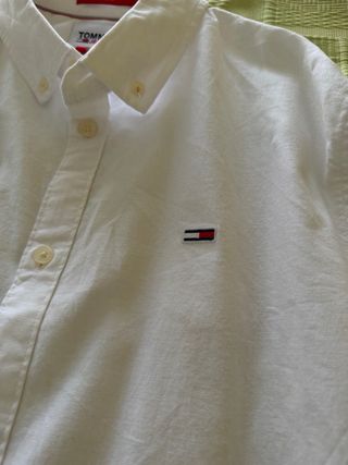 Camisa Tommy Hilfiger Talla L Blanca