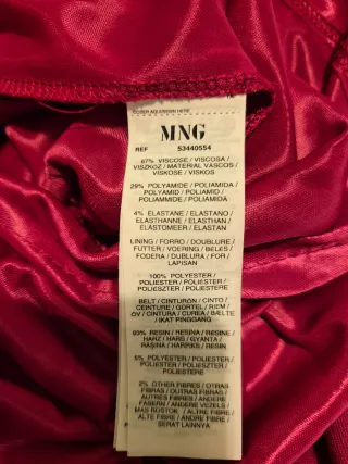 Vestito elegante Mango fucsia