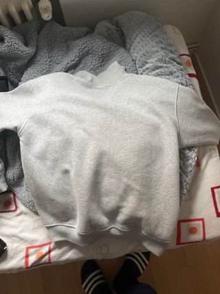 Sudadera Carhartt gris con cremallera