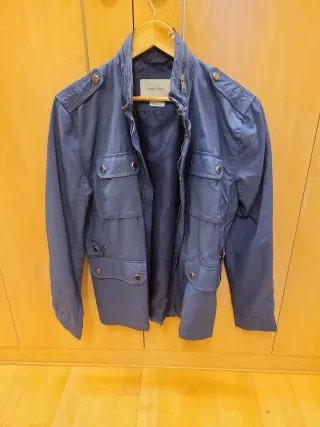 Chaqueta Zara Man azul entretiempo hombre