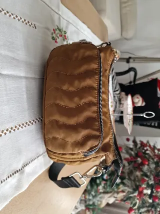 Lote 3 bolsos Parfois (marrón ocre, azul, beige)