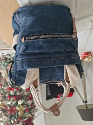 Lote 3 bolsos Parfois (marrón ocre, azul, beige)