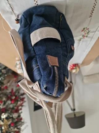 Lote 3 bolsos Parfois (marrón ocre, azul, beige)