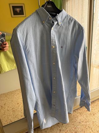 Camisa Tommy Hilfiger Talla L Azul