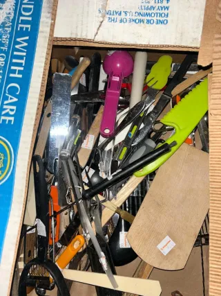 Lote de sartenes y utensilios de cocina