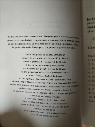 El Cuento del grial y sus Continuaciones (Spani...