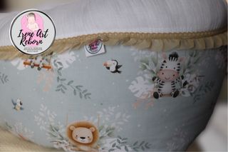 Cojín para reborn animalitos de la sabana T.  L