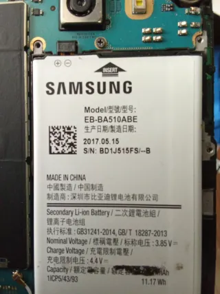 Samsung Galaxy A5 2016 A510 SM-A510F Batteria